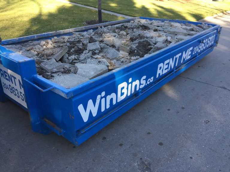 Winnipeg Bin & Dumpster Rentals by WinBins - 4 yard concrete
