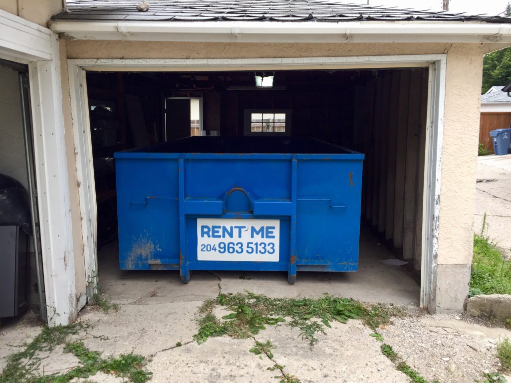 Winnipeg Bin & Dumpster Rentals by WinBins - WinBins 12 in Garage 4