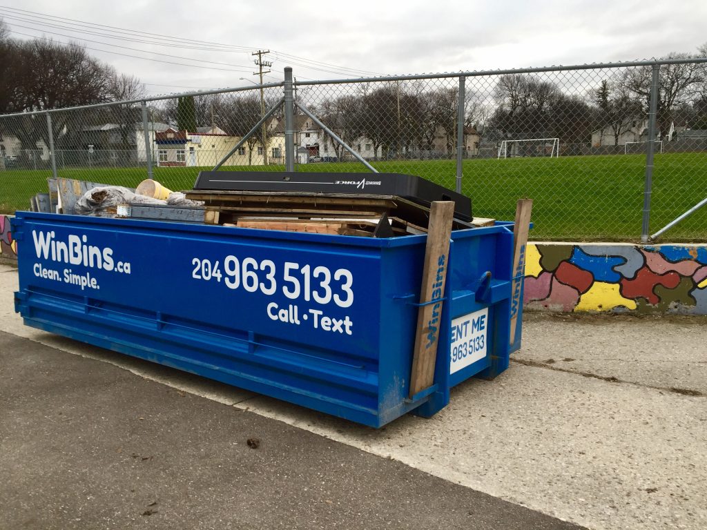 Winnipeg Bin & Dumpster Rentals by WinBins - WinBins Colourful Wall