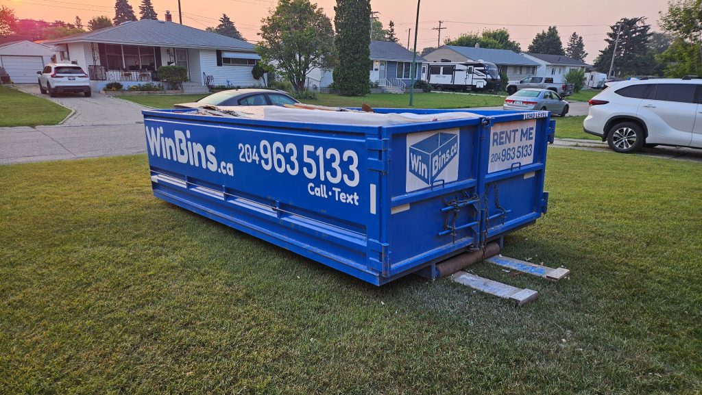 Winnipeg Bin & Dumpster Rentals by WinBins - 12 Yard WinBin at Sunrise